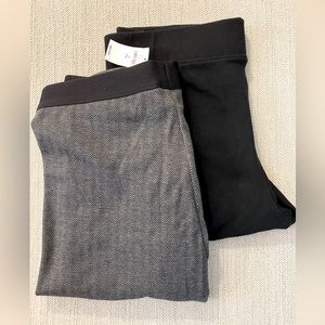 Two size medium tall/long leggings (Gap & Old Navy)